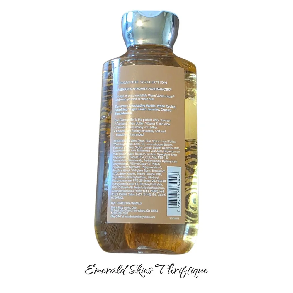 B&BW Works Shower Gel Body Wash warm vanilla sugar Full Size 10 oz free shipping